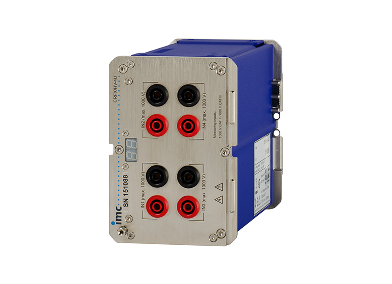 Four-channel measurement amplifier HV2-4U for acquiring high voltages up to 1000 V